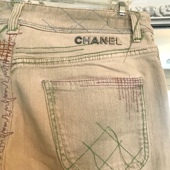 CHANEL Embroidery Logo Jeans - Picture 12 of 13